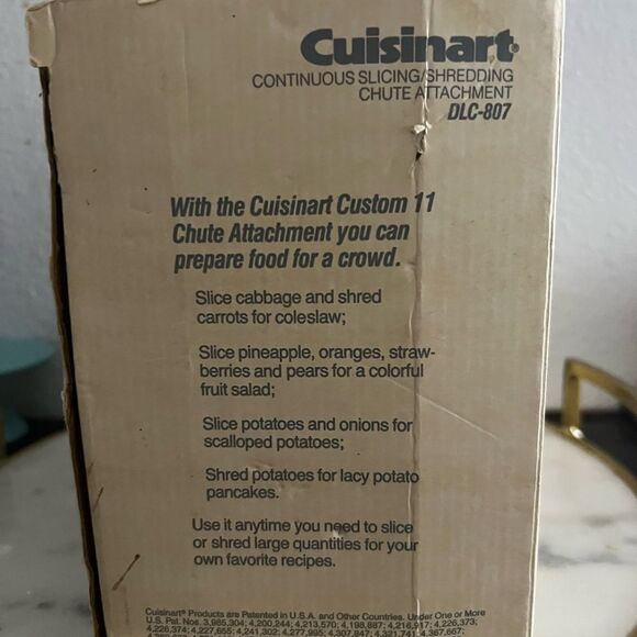 Cuisinart Little Pro Work Bowl W/ Chute Attachment Part DLC-807 Replacement - Picture 2 of 7